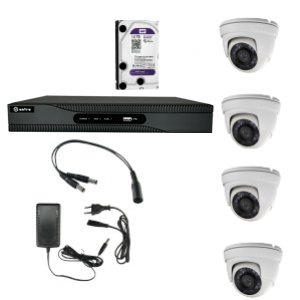 Video-overvågning(TVO) HD 1080p - Let installation og App til telefon